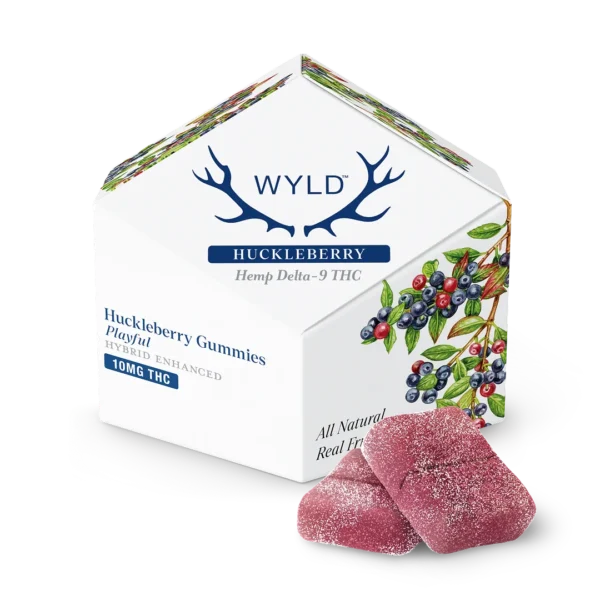 WYLD Huckleberry Hybrid Gummies